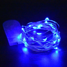 Load image into Gallery viewer, Battery LED String Light 2M 20LED Silver Wire Holiday Outdoor Waterproof Fairy Lights for Christmas Party Wedding Decoration