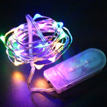 Load image into Gallery viewer, Battery LED String Light 2M 20LED Silver Wire Holiday Outdoor Waterproof Fairy Lights for Christmas Party Wedding Decoration