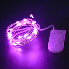 Load image into Gallery viewer, Battery LED String Light 2M 20LED Silver Wire Holiday Outdoor Waterproof Fairy Lights for Christmas Party Wedding Decoration