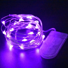 Load image into Gallery viewer, Battery LED String Light 2M 20LED Silver Wire Holiday Outdoor Waterproof Fairy Lights for Christmas Party Wedding Decoration