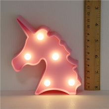 Load image into Gallery viewer, Cartoon Night Lights Unicorn/Flamingo/Cactus/Pineapple/Cloud/Star/Shell/Heart LED Table Lamp For Children's Bedroom Decoration