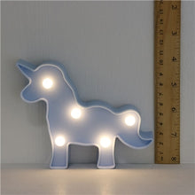 Load image into Gallery viewer, Cartoon Night Lights Unicorn/Flamingo/Cactus/Pineapple/Cloud/Star/Shell/Heart LED Table Lamp For Children's Bedroom Decoration