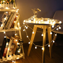 Load image into Gallery viewer, New 1.5M 3M 6M Fairy Garland LED Ball String Lights Waterproof For Christmas Tree Wedding Home Indoor Decoration Battery Powered