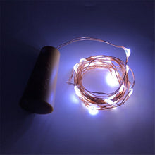 Load image into Gallery viewer, 1M 2M Copper Wire Fairy Garland Bottle Stopper For Glass Craft LED string lights Wedding Christmas New Year Holiday Decoration